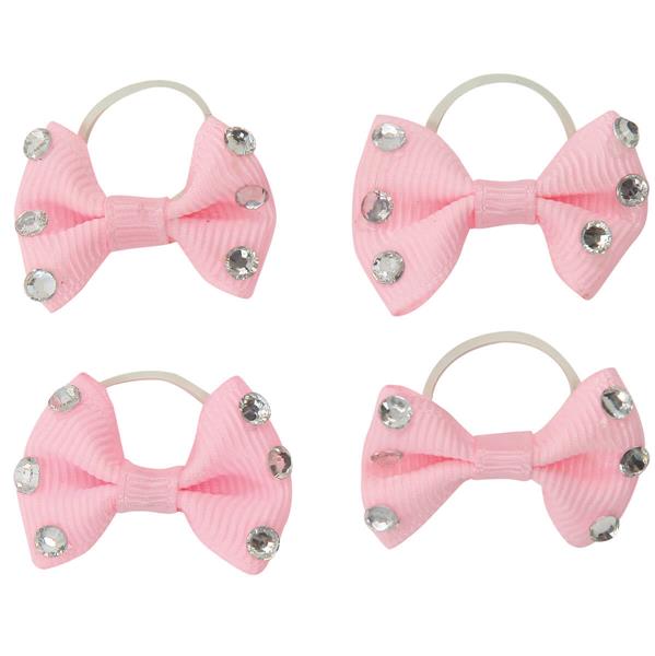 Horse Guard Show bows m. Krystal | Pink 20 stk